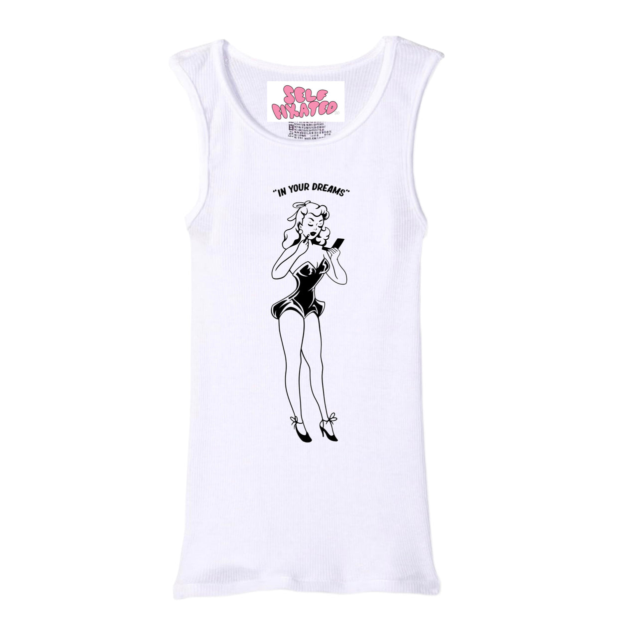 In your dreams pin up girl tank