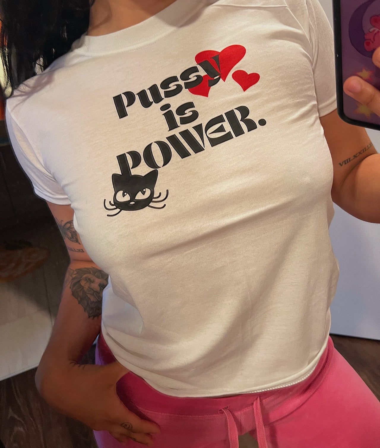 Pussy is Power tee