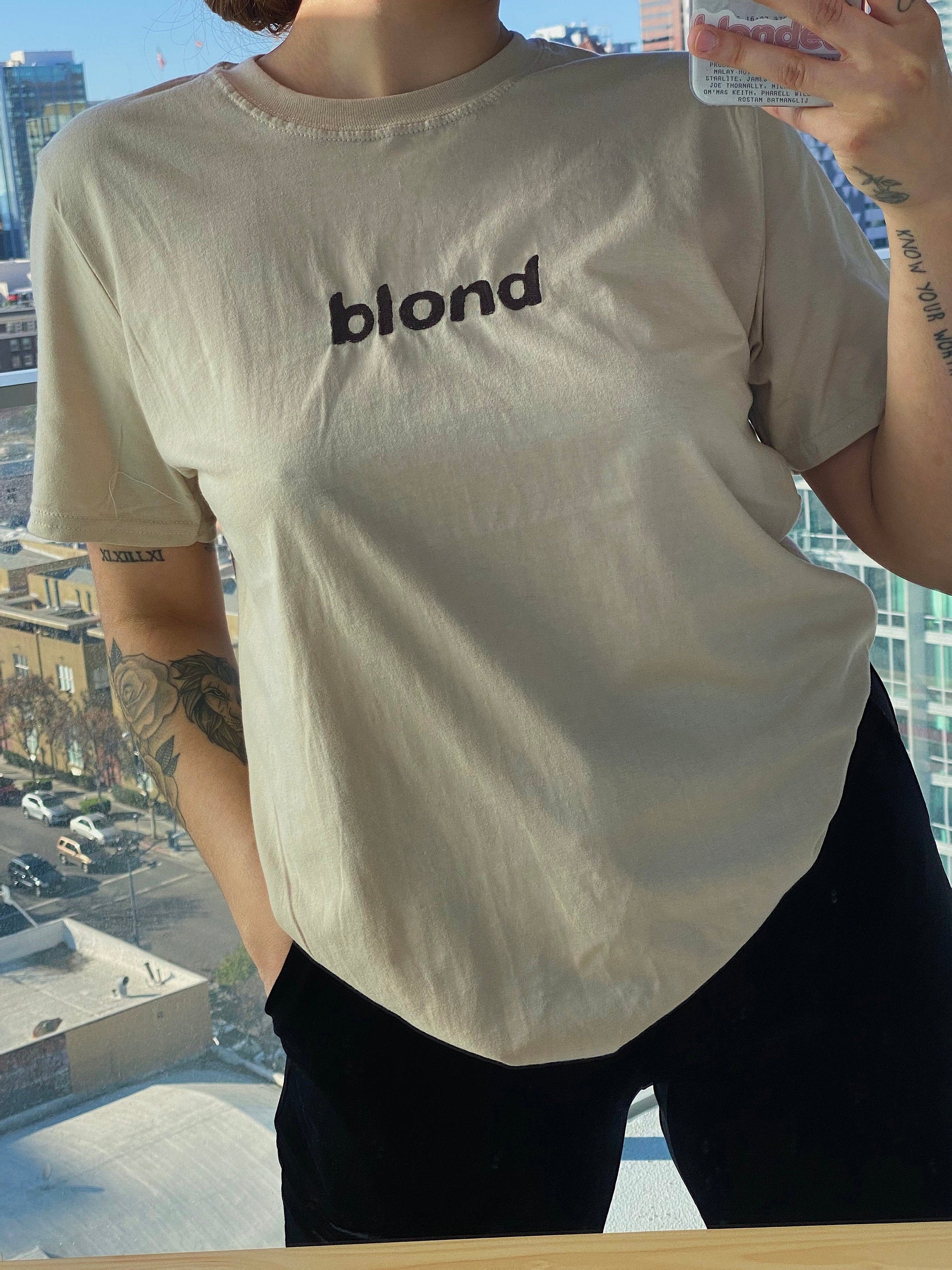 F Blond Inspired Tee